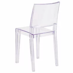 Flash Furniture Transparent Stacking Chair -CYMAX Sales 1521701 2 L