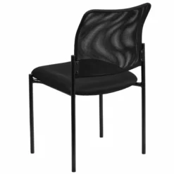 Flash Furniture Mesh Stacking Side Chair In Black 8 Flash Furniture Mesh Stacking Side Chair In Black -CYMAX Sales 1521815 2 L