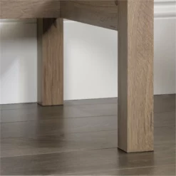 Pemberly Row 2-Drawer Farmhouse Engineered Wood Writing Desk In Salt Oak -CYMAX Sales 1529899 6 L