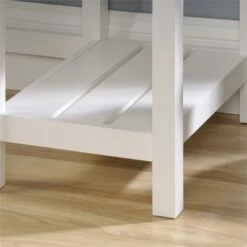 Pemberly Row Contemporary Wood Home Office Desk In Soft White/Oak 22 Pemberly Row Contemporary Wood Home Office Desk In Soft White/Oak -CYMAX Sales 1529947 19 L