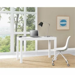 Altra Parsons 2 Drawer Writing Desk In White -CYMAX Sales 1540959 3 L