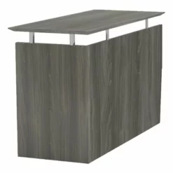 Mayline Medina Series 48.5" Non-Hand Return In Gray Steel -CYMAX Sales 1558052 L 1