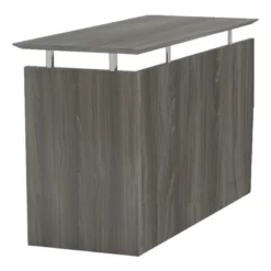 Mayline Medina Series 48.5" Non-Hand Return In Mocha -CYMAX Sales 1558052 L