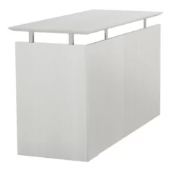 Mayline Medina Series 48.5" Non-Hand Return In Mocha -CYMAX Sales 1558055 L