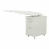 Mayline Medina Series 63" Curved Desk Return With Right Pedestal