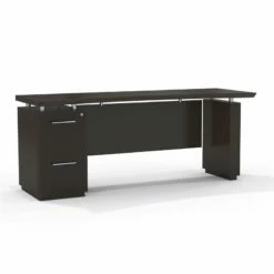 Mayline Sterling Series 66" Single Pedestal Credenza With 1 Pedestal