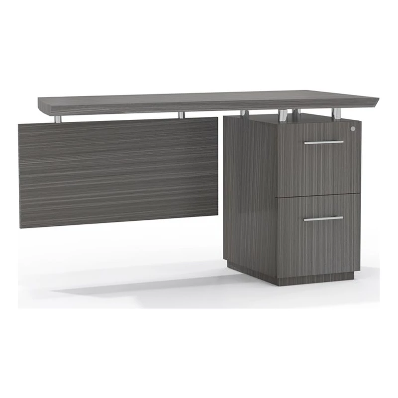 Mayline Sterling Series 48" Single Pedestal Right Hand Desk Return 3 Mayline Sterling Series 48" Single Pedestal Right Hand Desk Return