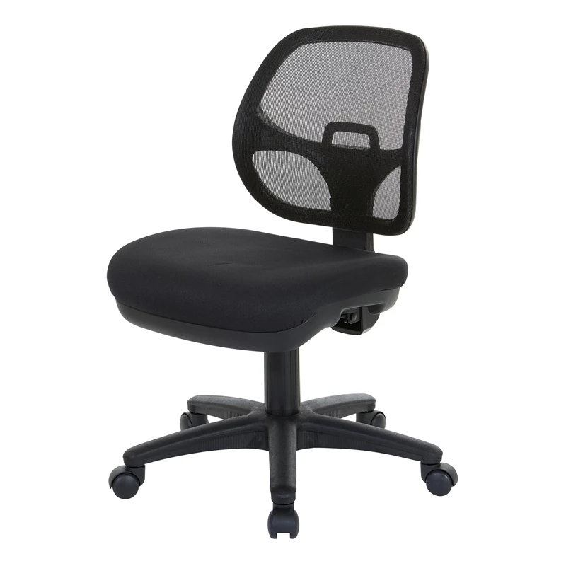 Scranton & Co Contemporary Fabric Ergonomic Task Office Chair In Black 4 Scranton & Co Contemporary Fabric Ergonomic Task Office Chair In Black - Image 2