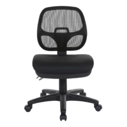 Scranton & Co Contemporary Fabric Ergonomic Task Office Chair In Black 14 Scranton & Co Contemporary Fabric Ergonomic Task Office Chair In Black -CYMAX Sales 1567418 3 L