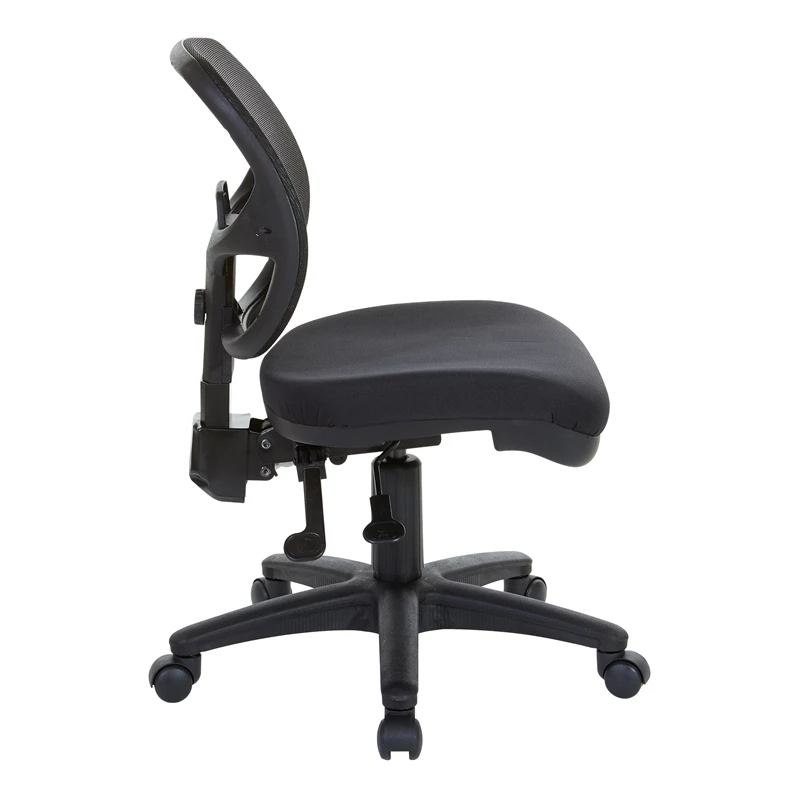 Scranton & Co Contemporary Fabric Ergonomic Task Office Chair In Black 6 Scranton & Co Contemporary Fabric Ergonomic Task Office Chair In Black - Image 4