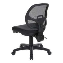 Scranton & Co Contemporary Fabric Ergonomic Task Office Chair In Black 18 Scranton & Co Contemporary Fabric Ergonomic Task Office Chair In Black -CYMAX Sales 1567418 7 L