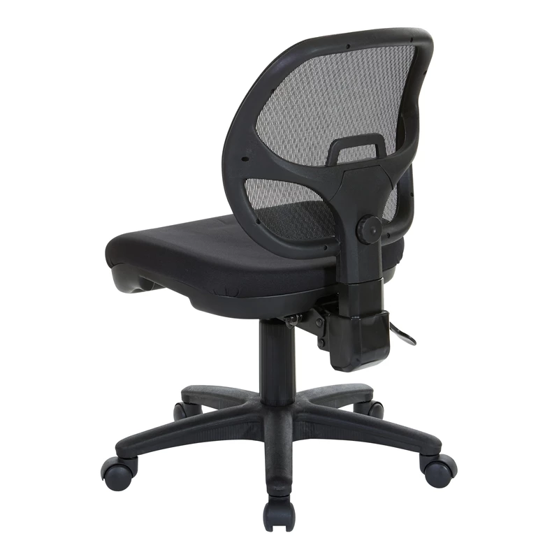 Scranton & Co Contemporary Fabric Ergonomic Task Office Chair In Black 9 Scranton & Co Contemporary Fabric Ergonomic Task Office Chair In Black - Image 7
