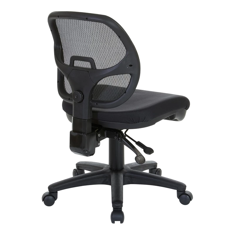 Scranton & Co Contemporary Fabric Ergonomic Task Office Chair In Black 10 Scranton & Co Contemporary Fabric Ergonomic Task Office Chair In Black - Image 8