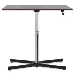 ACME Inscho Rectangular Wood Top Adjustable Height Office Desk In Espresso -CYMAX Sales 1573674 2 L