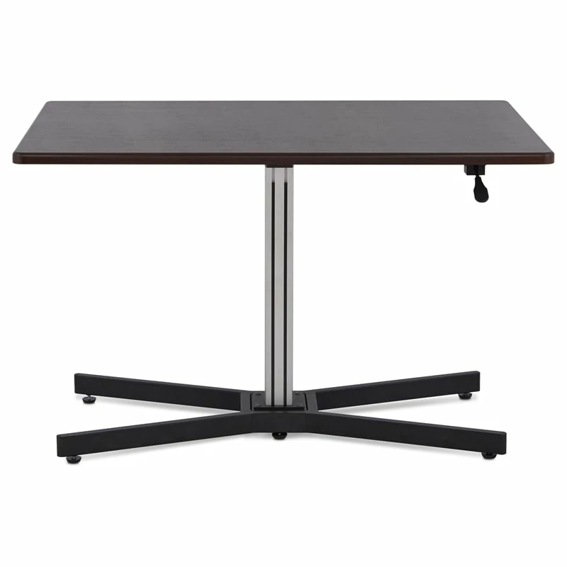 ACME Inscho Rectangular Wooden Adjustable Lift Desk In Gray Oak 6 ACME Inscho Rectangular Wooden Adjustable Lift Desk In Gray Oak - Image 4