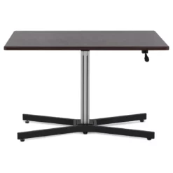 ACME Inscho Rectangular Wood Top Adjustable Height Office Desk In Espresso -CYMAX Sales 1573674 3 L