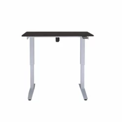 ACME Bliss Rectangular Glass Top Adjustable Writing Desk In Black Glass -CYMAX Sales 1573683 2 L 1