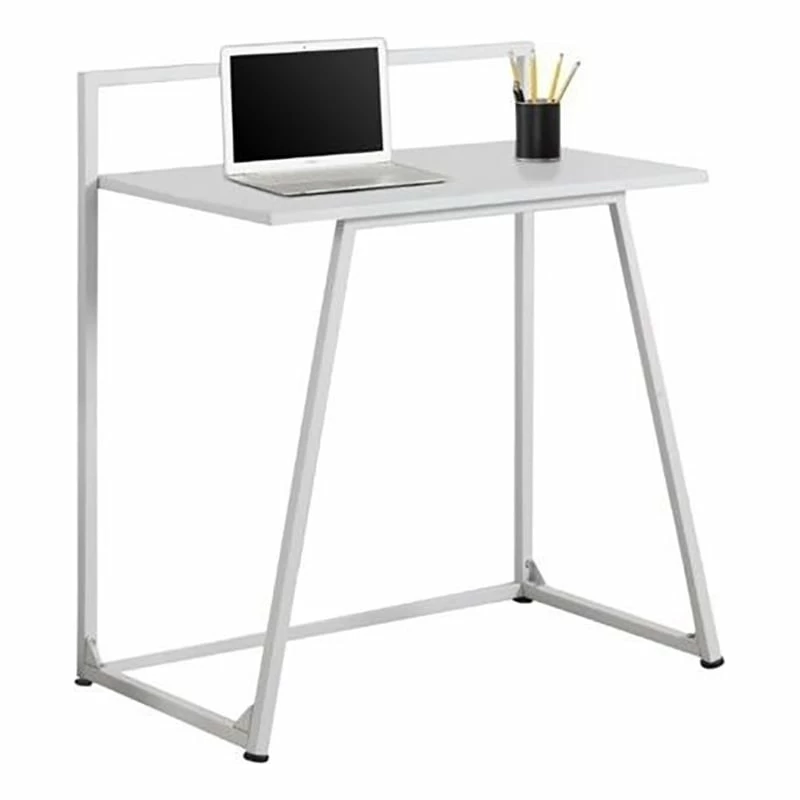 Atlin Designs 32" Mid-Century Engineered Wood Writing Desk In White 3 Atlin Designs 32" Mid-Century Engineered Wood Writing Desk In White