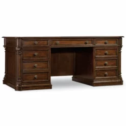 Hooker Furniture Leesburg Executive Desk In Mahogany