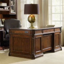 Hooker Furniture Leesburg Executive Desk In Mahogany -CYMAX Sales 1578532 L