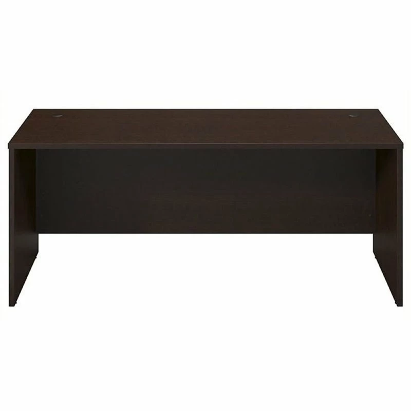 Bowery Hill 72" Desk Shell In Mocha Cherry 4 Bowery Hill 72" Desk Shell In Mocha Cherry - Image 2