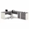 Bowery Hill L-Shaped Office Set With Lateral File In Sandstone 2 Bowery Hill L-Shaped Office Set With Lateral File In Sandstone -CYMAX Sales 1580482 L