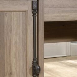 Bowery Hill Contemporary Wood L-Shaped Home Office Desk In Salt Oak -CYMAX Sales 1580551 16 L