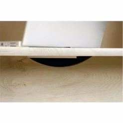 Bowery Hill Computer Desk In Chalked Chestnut -CYMAX Sales 1580558 12 L 1