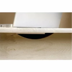 Bowery Hill Engineered Wood Computer Desk In Estate Black -CYMAX Sales 1580558 12 L