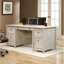 Bowery Hill Engineered Wood Computer Desk In Estate Black -CYMAX Sales 1580558 2 L