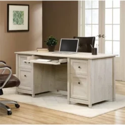 Bowery Hill Engineered Wood Computer Desk In Estate Black -CYMAX Sales 1580558 3 L