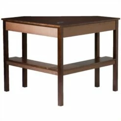 Bowery Hill Transitional Wood Corner Computer Desk In Rich Espresso -CYMAX Sales 1580701 5 L