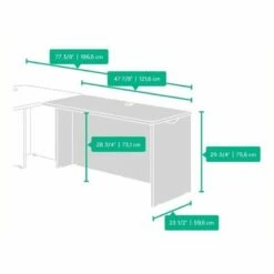 Bowery Hill Desk Return In Classic Cherry 7 Bowery Hill Desk Return In Classic Cherry -CYMAX Sales 1581305 2 L