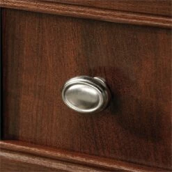 Bowery Hill Contemporary Wood Computer Desk With Hutch In Cherry -CYMAX Sales 1581320 16 L