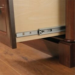 Bowery Hill Contemporary Wood Computer Desk With Hutch In Cherry -CYMAX Sales 1581320 22 L