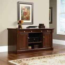 Bowery Hill Contemporary Wood Computer Desk In Select Cherry 11 Bowery Hill Contemporary Wood Computer Desk In Select Cherry -CYMAX Sales 1581327 7 L