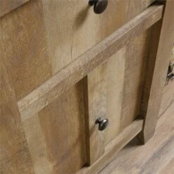 Bowery Hill Rustic Wood Home Office Computer Desk In Craftsman Oak -CYMAX Sales 1581449 1581461 L