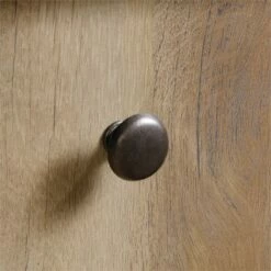 Bowery Hill Rustic Wood Home Office Computer Desk In Craftsman Oak -CYMAX Sales 1581449 1581464 L