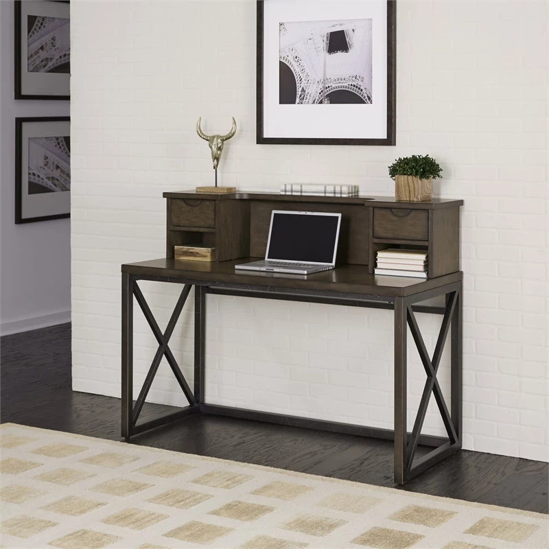 Homestyles Xcel Wood Writing Desk In Brown 19 Homestyles Xcel Wood Writing Desk In Brown - Image 17