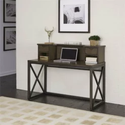 Homestyles Xcel Wood Writing Desk In Brown 34 Homestyles Xcel Wood Writing Desk In Brown -CYMAX Sales 1598557 L