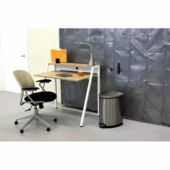 Safco Writing Desk In Beech/White -CYMAX Sales 1605488 2 L 1