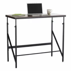 Safco Elevate Adjustable Height Active 48" Standing Desk In Walnut
