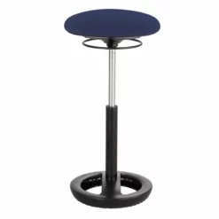 Safco Twixt Active 22" Backless Drafting Chair In Blue