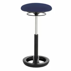 Safco Twixt Active 32" Backless Drafting Chair In Blue