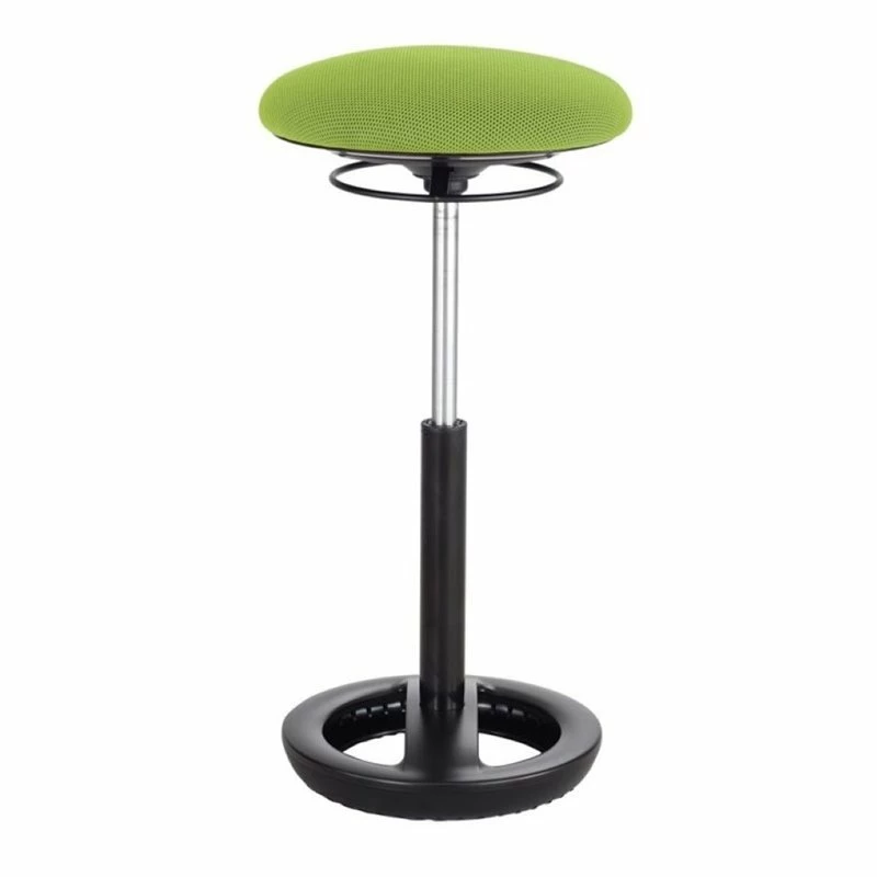 Safco Twixt Active 32" Backless Drafting Chair In Green 3 Safco Twixt Active 32" Backless Drafting Chair In Green