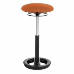 Safco Twixt Active 32" Backless Drafting Chair In Orange