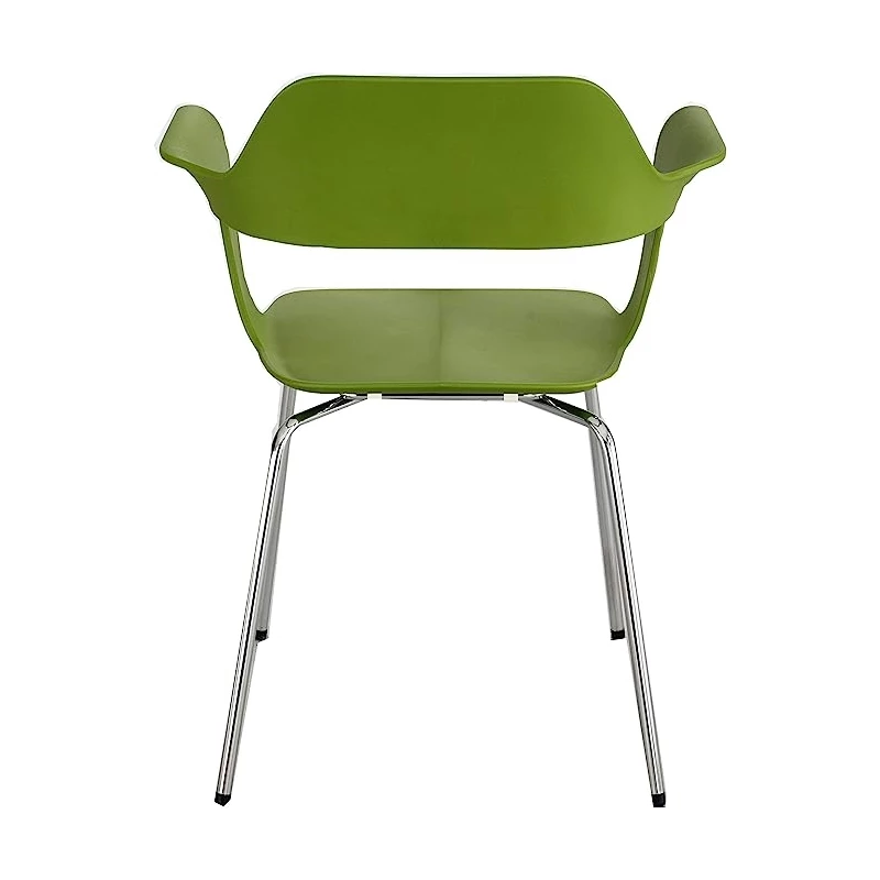 Safco Bandi Shell Stacking Chair In Red (Set Of 2) 7 Safco Bandi Shell Stacking Chair In Red (Set Of 2) - Image 5