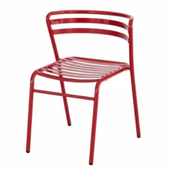 Safco CoGo Steel Stacking Chair In Red (Set Of 2)