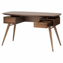 Nuevo Carel Writing Desk In Walnut Brown -CYMAX Sales 1638464 2 L