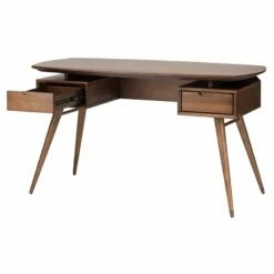Nuevo Carel Writing Desk In Walnut Brown -CYMAX Sales 1638464 3 L